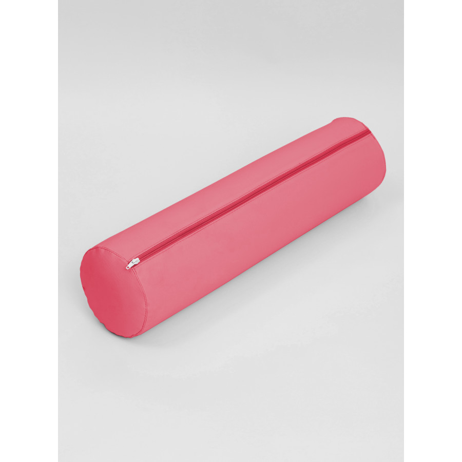 Массажный валик-подушка круглый розовый VP-Pink