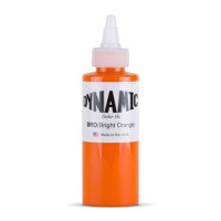 Тату краска Dynamic Colors Bright Orange - 120 мл светло-оранжевый