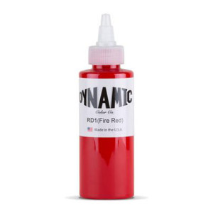 Тату краска Dynamic Colors Fire Red - 120 мл огненно-крсный