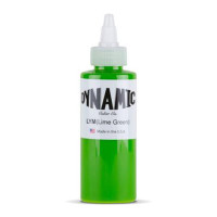 Тату краска Dynamic Colors Leaf Green - 120 мл ярко-зеленый