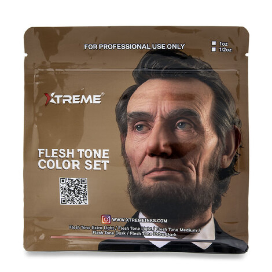 Тату краска Xtreme Ink Flesh Tone Set