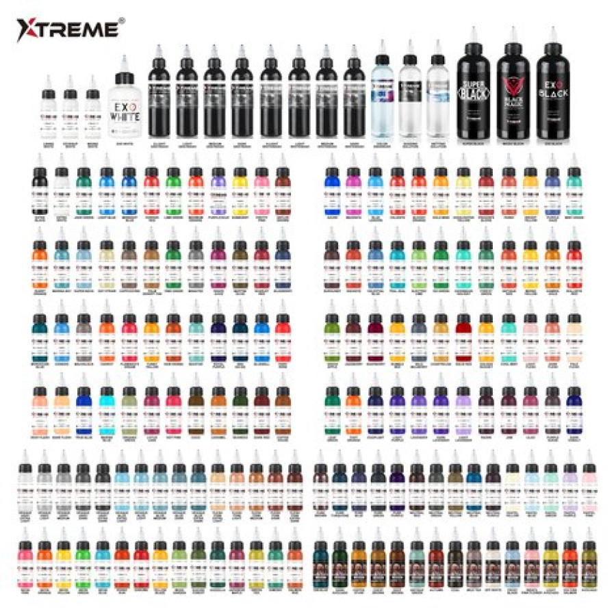 Тату краска Xtreme Ink NEW Complete Set