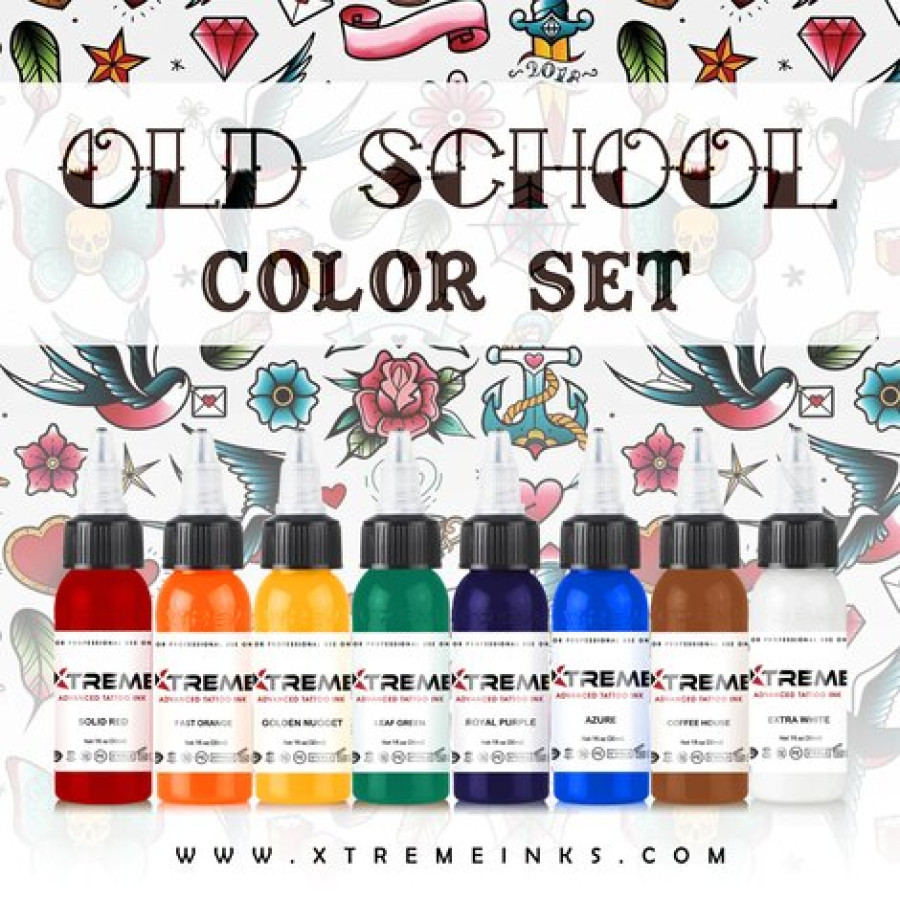 Тату краска Xtreme Ink Old School Color Set