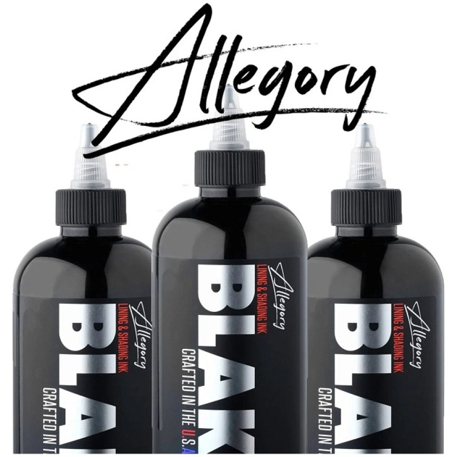 Тату краска Allegory Ink Black Lining and Shading универсальная