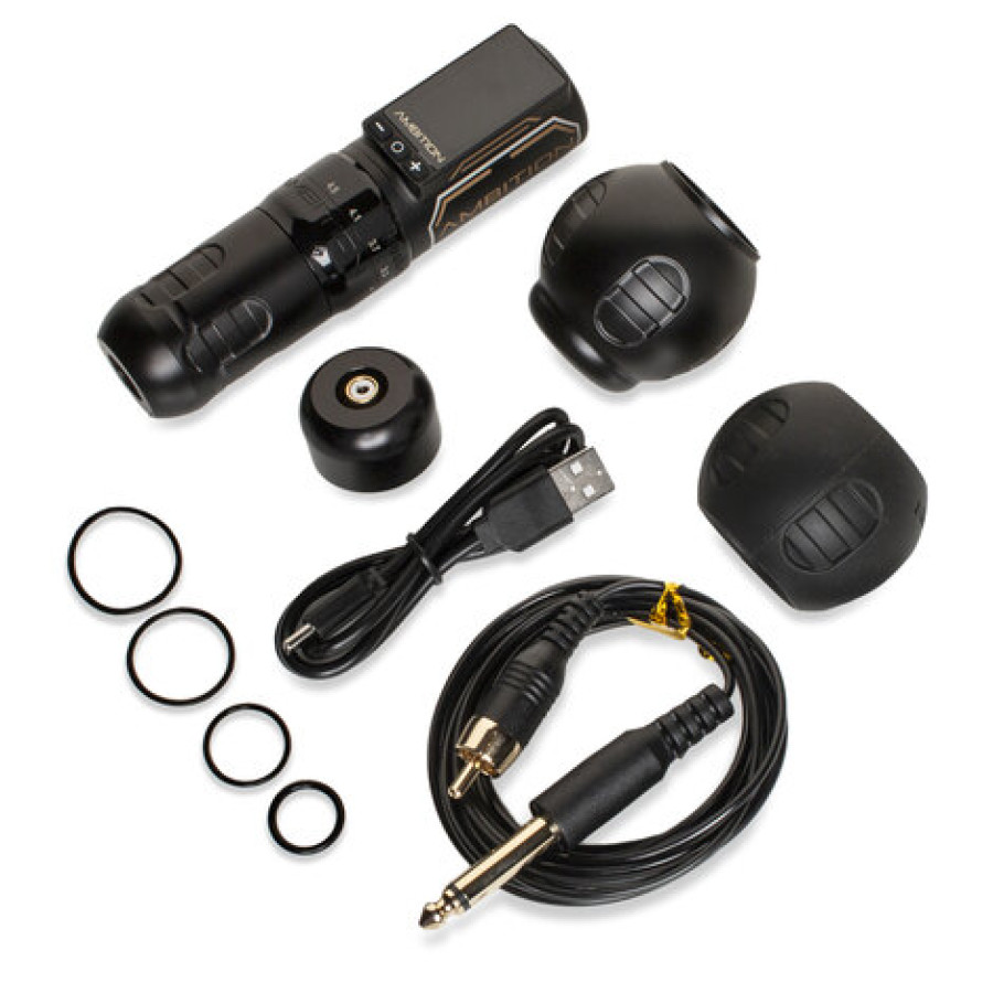 Беспроводная тату машинка Ambition Ninja Max 280 Black