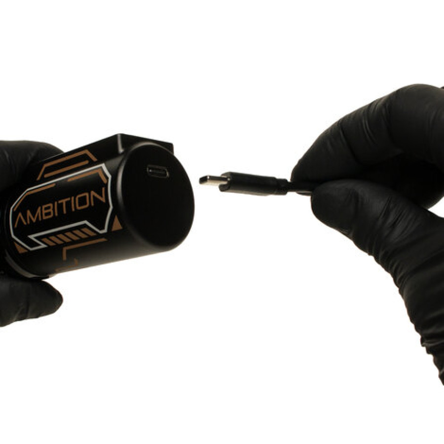 Беспроводная тату машинка Ambition Ninja Max 280 Silver