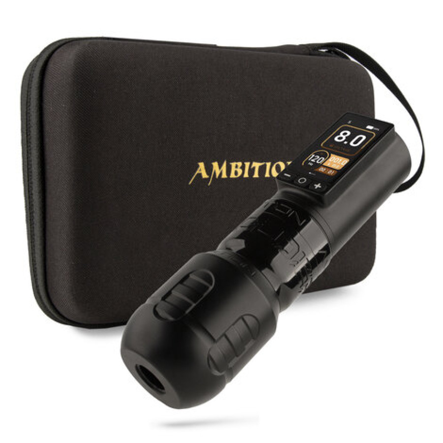 Беспроводная тату машинка Ambition Soldier 270 W Black