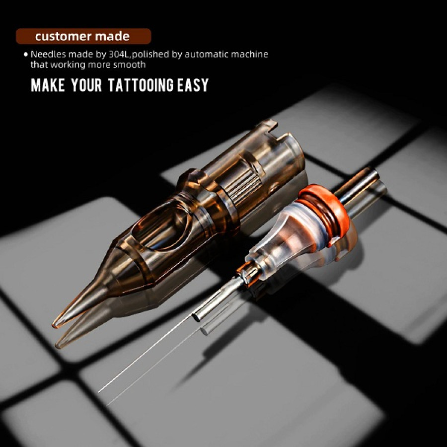 Тату картридж Ambition Round Magnum 5 - 0,30 мм Long Taper