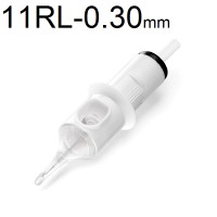 Тату картридж Quelle Round Liner 11 - 0,30 мм Long Taper
