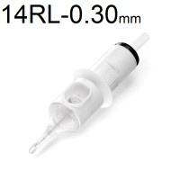 Тату картридж Quelle Round Liner 14 - 0,30 мм Long Taper