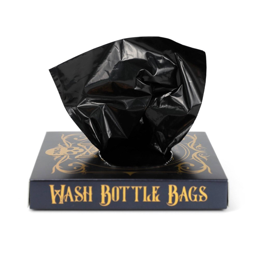 Барьерная защита на бутылку омыватель AVA SkullDna Wash Bottle Bags 120x200 мм  (100 шт.)
