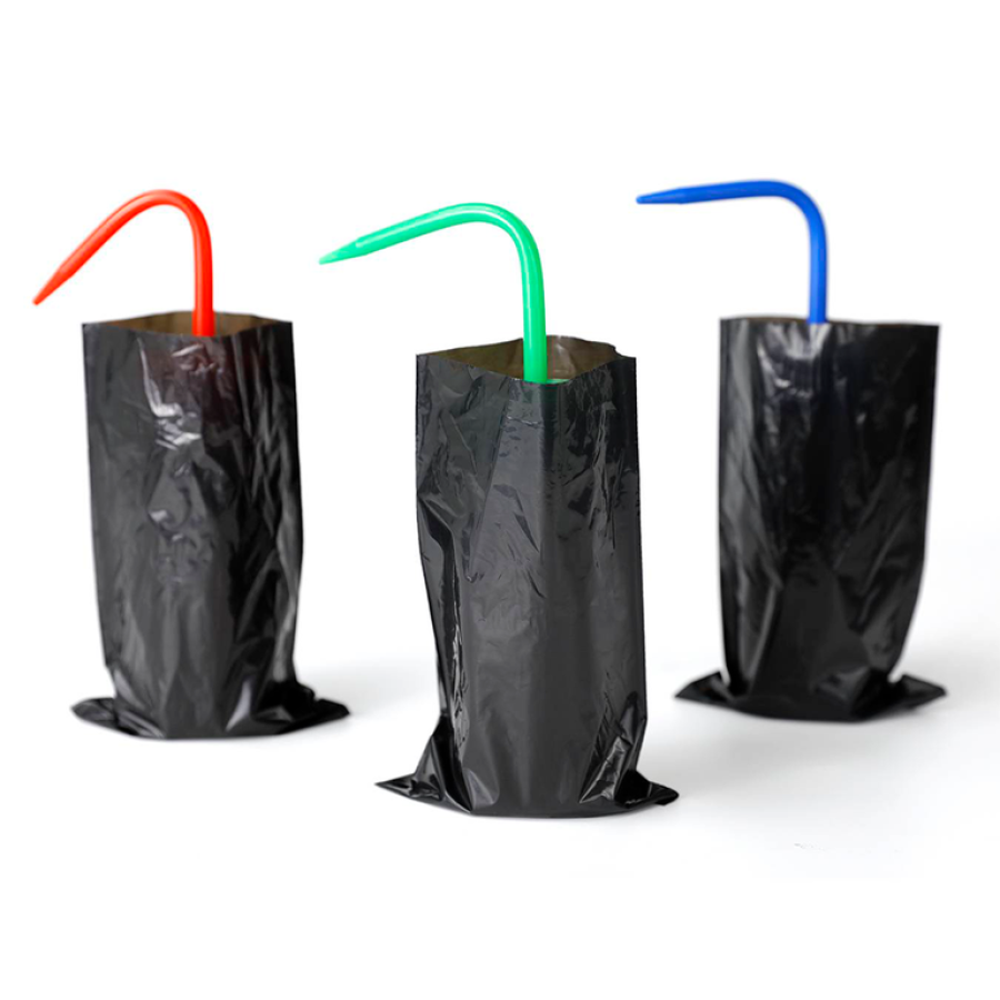 Барьерная защита на бутылку омыватель AVA SkullDna Wash Bottle Bags 120x200 мм  (100 шт.)