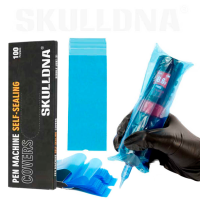 Барьерная защита на тату машинки AVA Pen Self-Sealing Blue 65x210 мм (100 шт.)