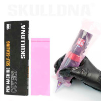 Барьерная защита на тату машинки AVA Pen Self-Sealing Pink 65x210 мм (100 шт.)
