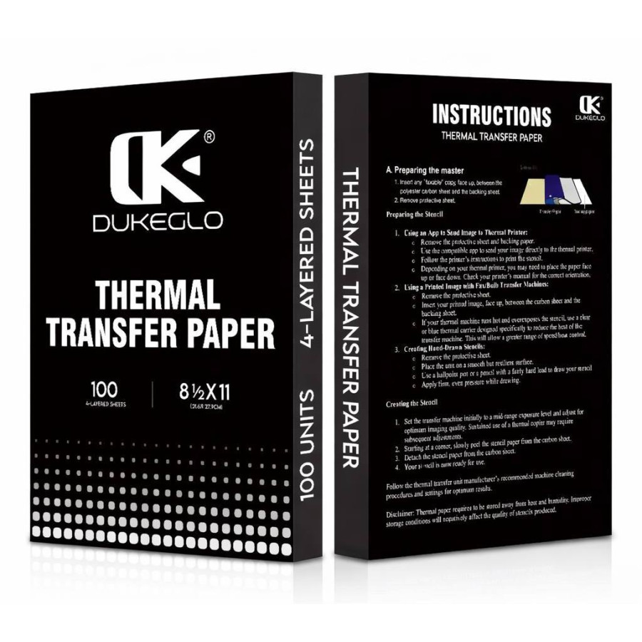 Трансферная тату бумага DukeGlo Premium Thermal