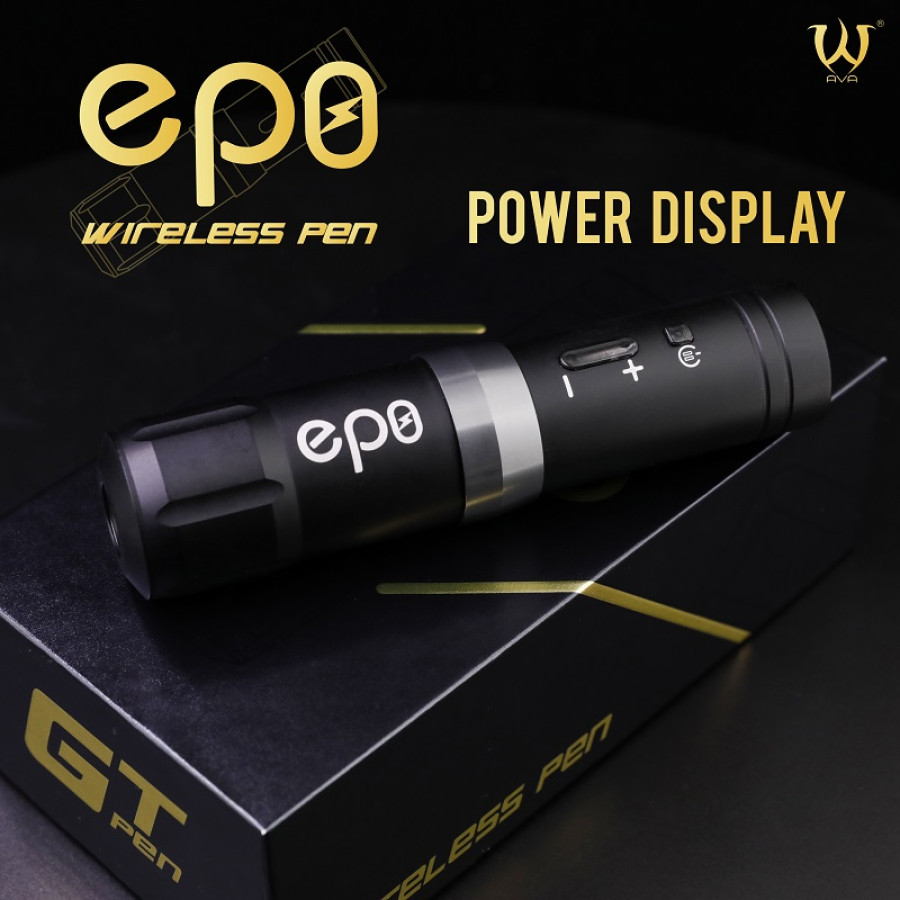 Беспроводная роторная тату машинка AVA EP8 Wireless Pen Red 