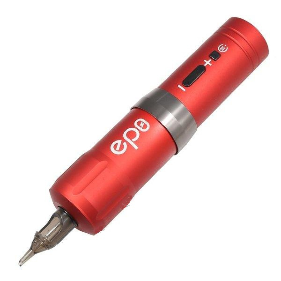 Беспроводная роторная тату машинка AVA EP8 Wireless Pen Red 