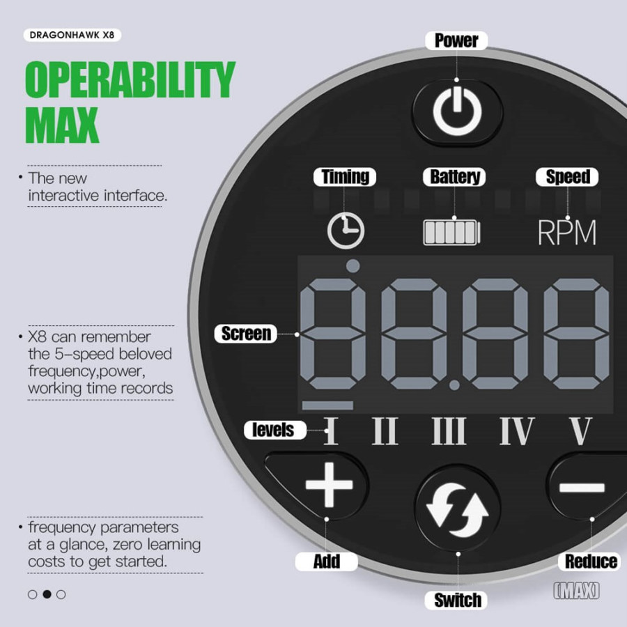 DragonHawk X8 Tunable Frequency Wireless 4.0мм