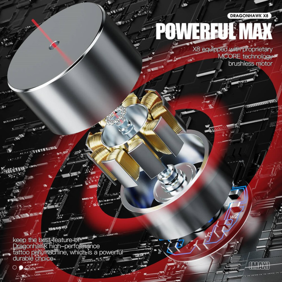 DragonHawk X8 Tunable Frequency Wireless 4.0мм