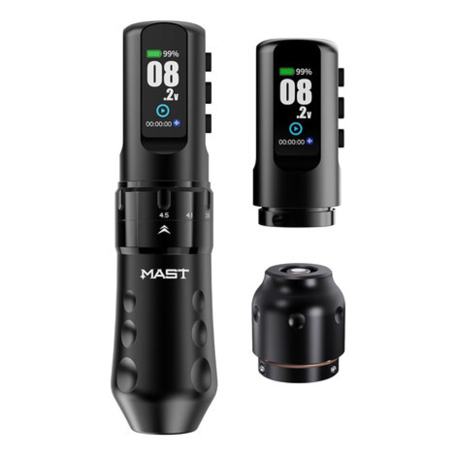 Беспроводная тату машинка Mast Flip 4 Pro Wireless (2.5 - 4.5 мм) - Black