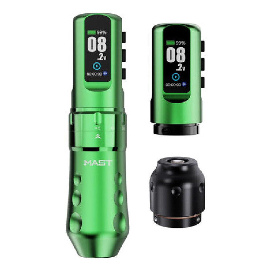 Беспроводная тату машинка Mast Flip 4 Pro Wireless (2.5 - 4.5 мм) - Black