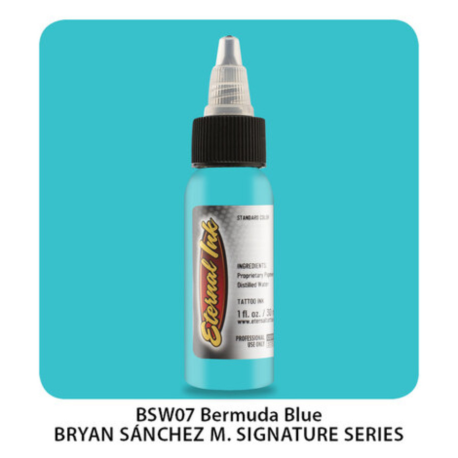 Тату краска Eternal Bermuda Blue Watercolor