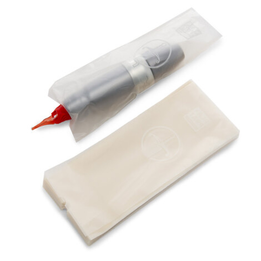 Барьерная защита на тату машинки Excalibur Pen Sleeve White 60x160 мм (100 шт.)