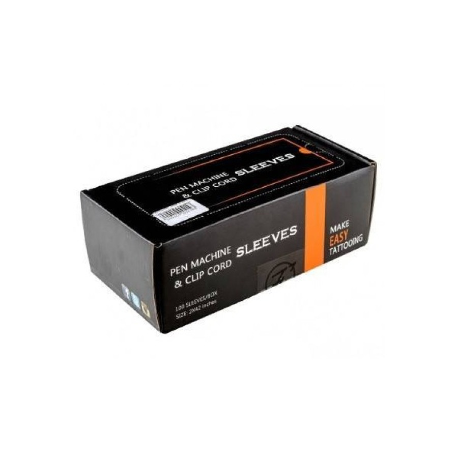 Барьерная защита на тату машинку Pen и клип-корд PCCS (100 шт.) Синий 
