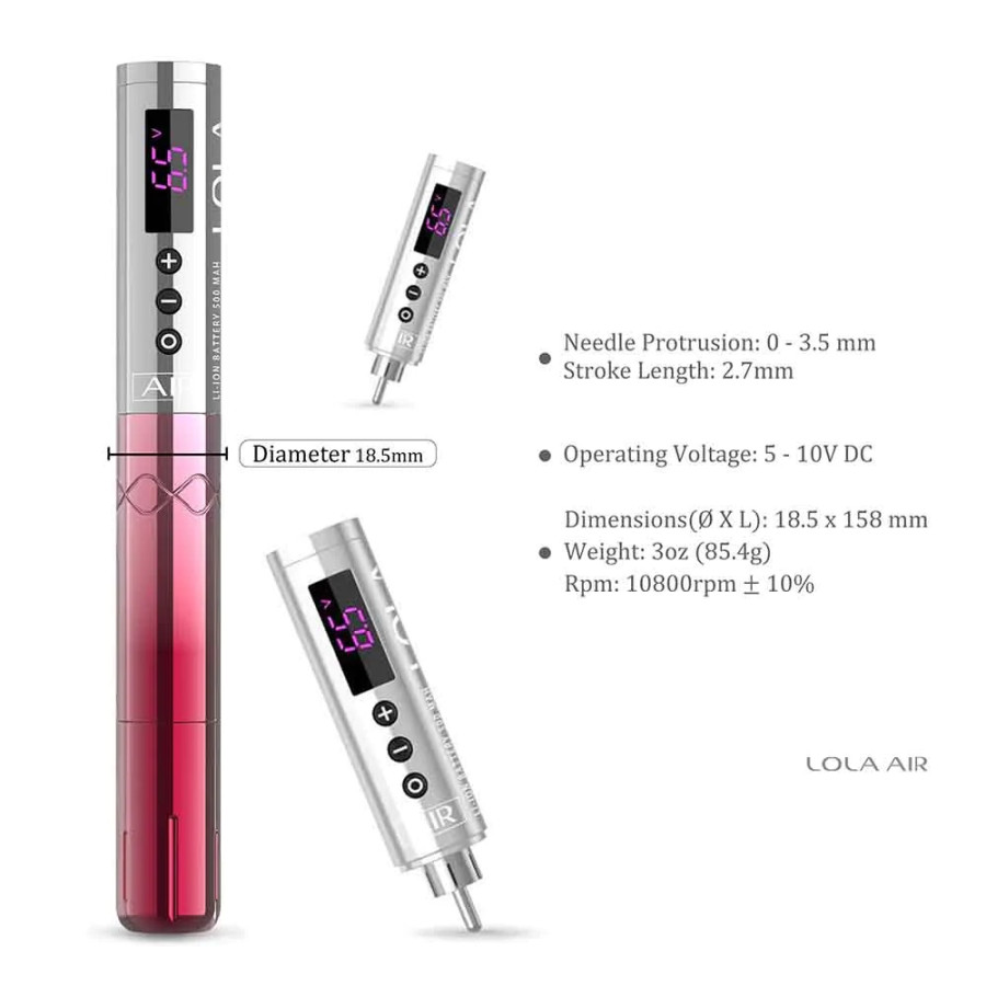 EZ Lola Air Silver Power - Pink Gradient