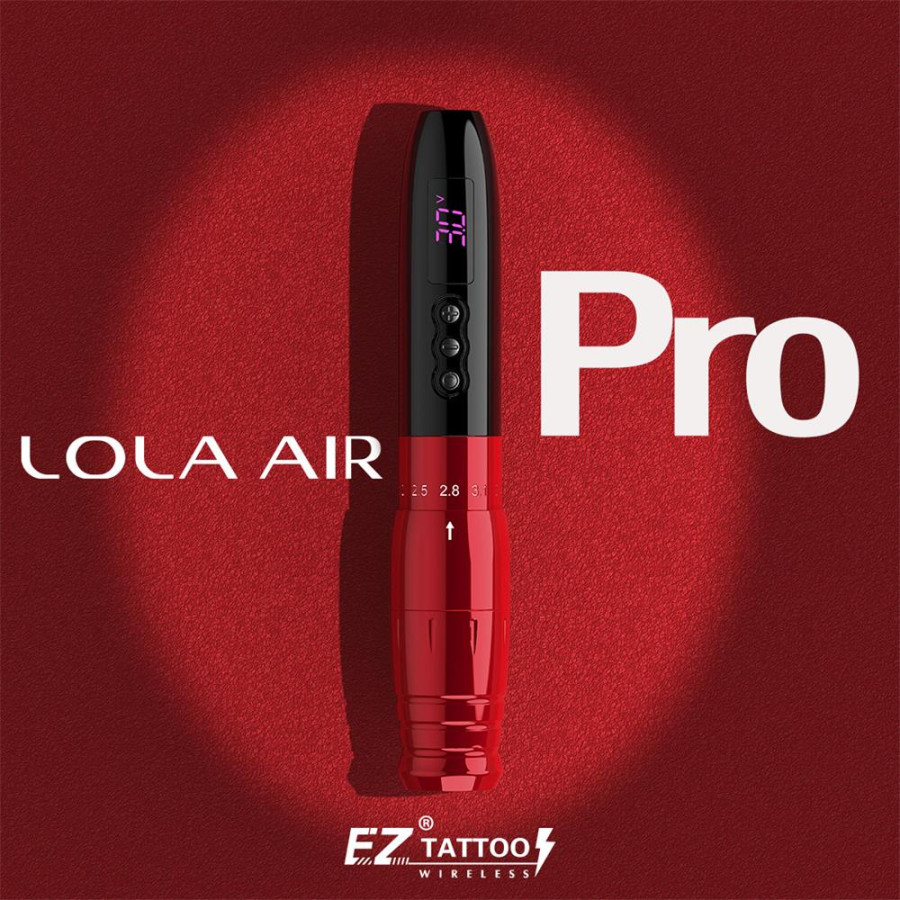 Беспроводная тату машинка EZ Lola Air Pro Red