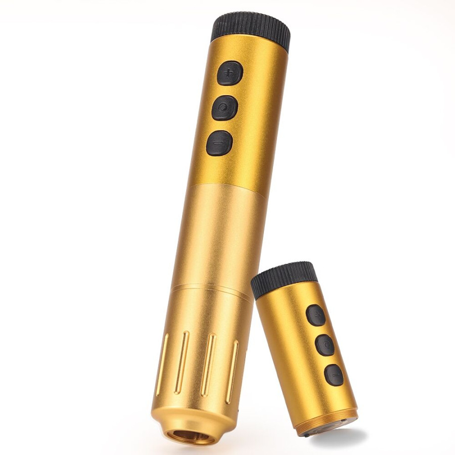 Беспроводная роторная тату машинка Dragon Bite Gold