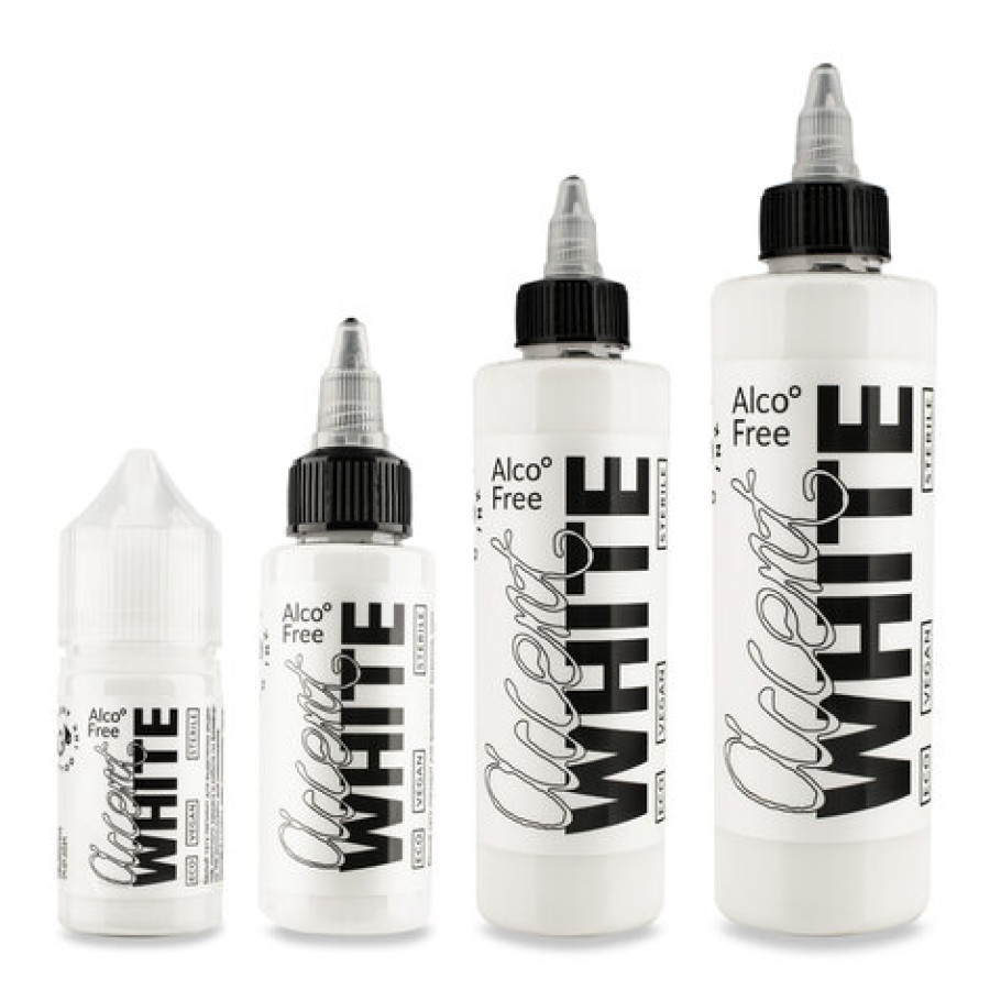 Тату краска Gallery ink Accent White (белый для акцента цвет)