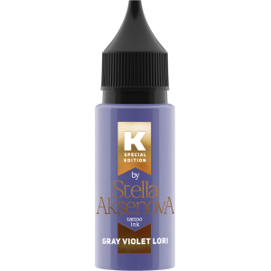 Тату краска ink - Gray Violet Lori от Стеллы Аксеновой - 15 мл
