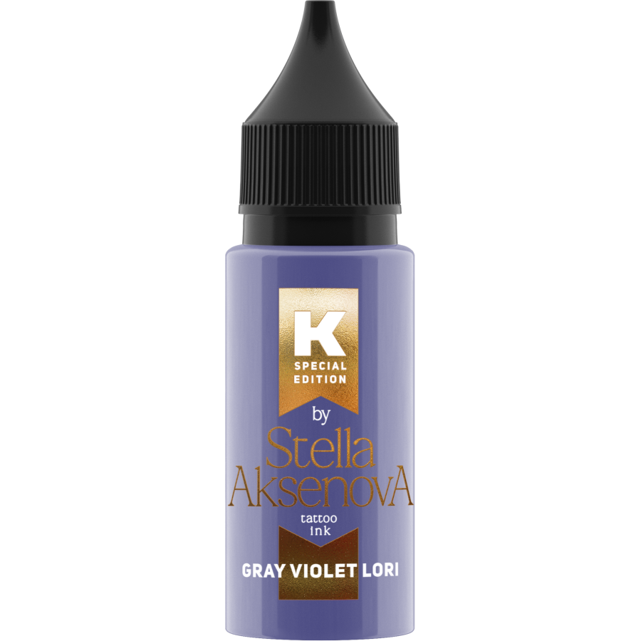 Тату краска ink - Gray Violet Lori от Стеллы Аксеновой - 15 мл