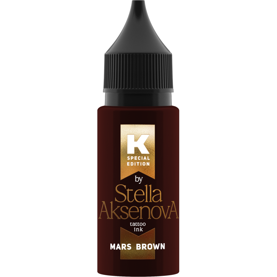 Тату краска ink - Mars Brown от Стеллы Аксеновой - 15 мл