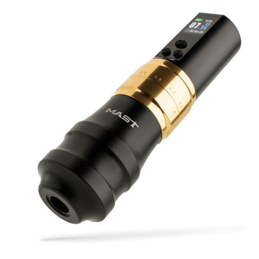 Беспроводная тату машинка Mast Fold Pro 2 (Black-Gold)
