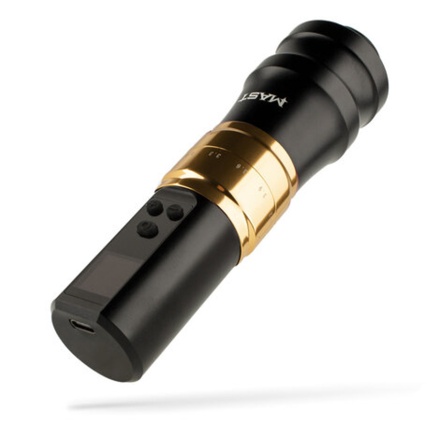 Беспроводная тату машинка Mast Fold Pro 2 (Black-Gold)