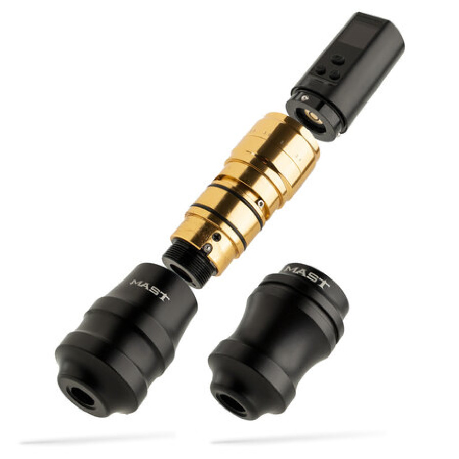 Беспроводная тату машинка Mast Fold Pro 2 (Black-Gold)
