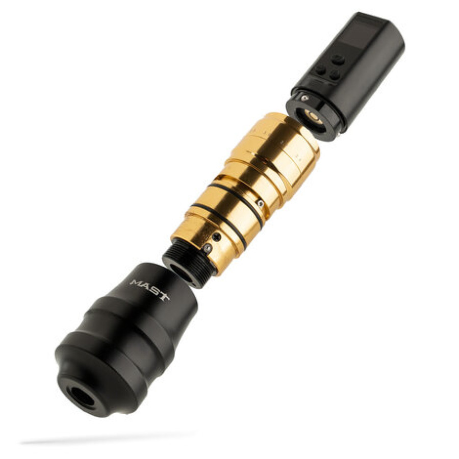 Беспроводная тату машинка Mast Fold Pro 2 (Black-Gold)