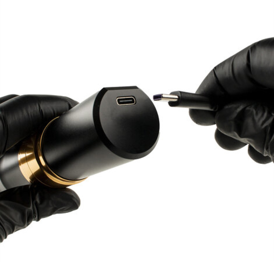 Беспроводная тату машинка Mast Fold Pro 2 (Black-Gold)