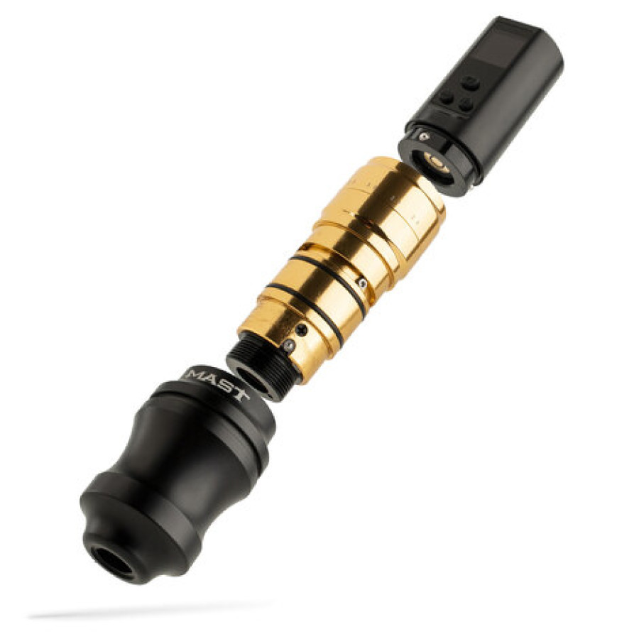 Беспроводная тату машинка Mast Fold Pro 2 (Black-Gold)