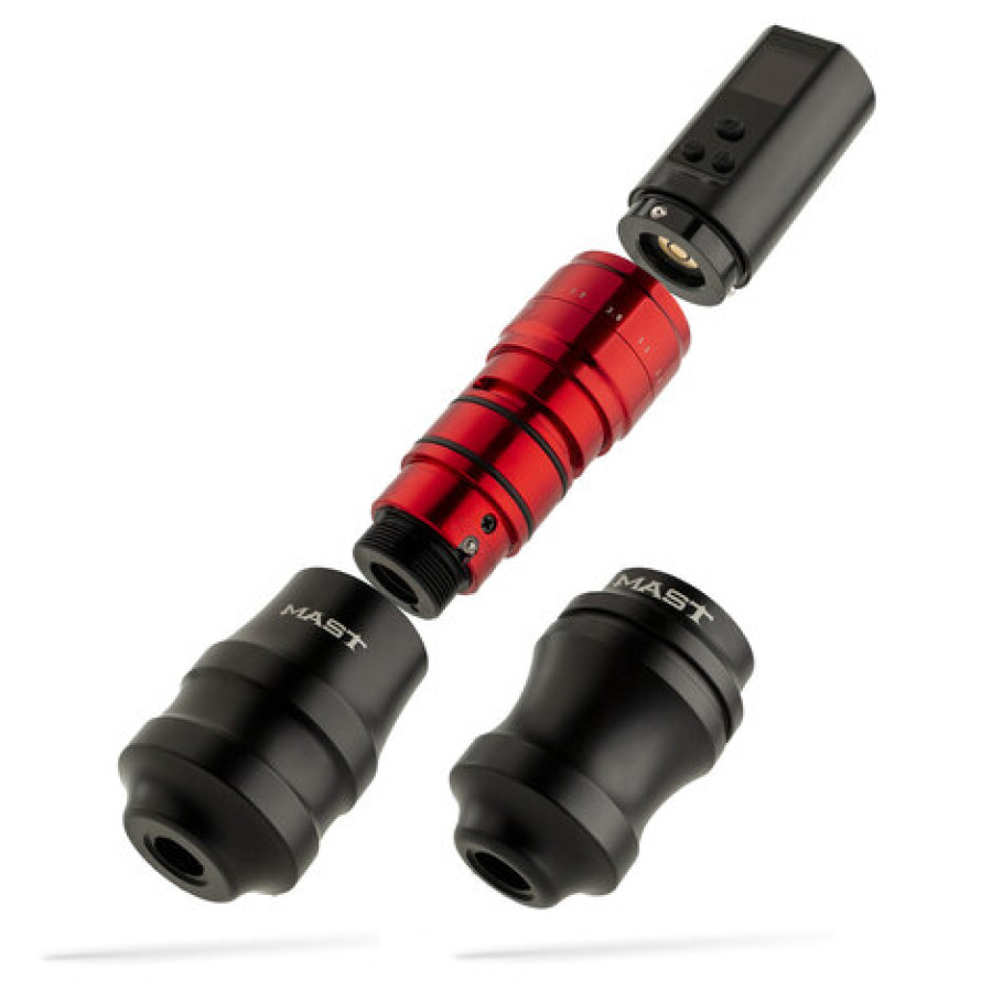 Беспроводная тату машинка Mast Fold Pro 2 (Black-Red)