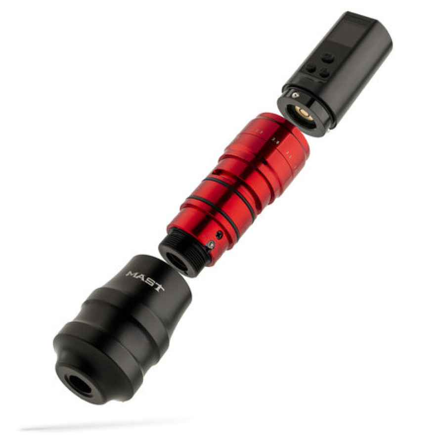 Беспроводная тату машинка Mast Fold Pro 2 (Black-Red)