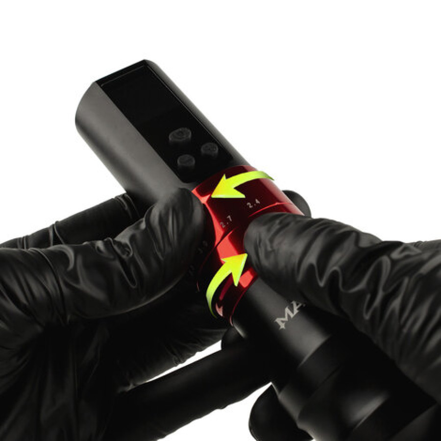 Беспроводная тату машинка Mast Fold Pro 2 (Black-Red)