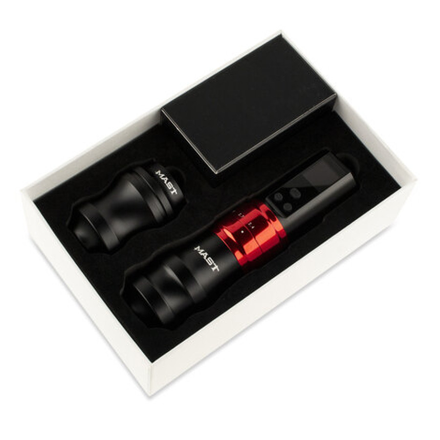 Беспроводная тату машинка Mast Fold Pro 2 (Black-Red)