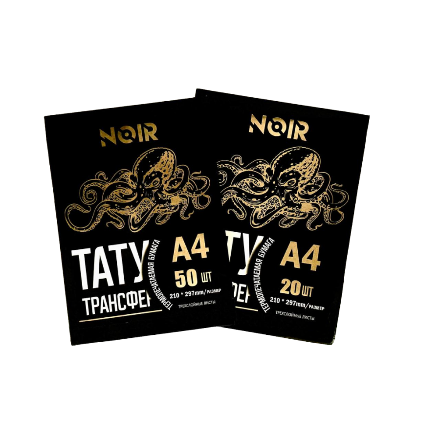 Трансферная бумага для тату NOIR A4 Universal