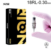 Тату картридж Noir Round Liner 18 - 0,30 мм Long Taper