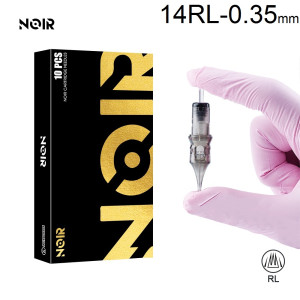 Тату картридж Noir Round Liner 14 - 0,35 мм Long Taper