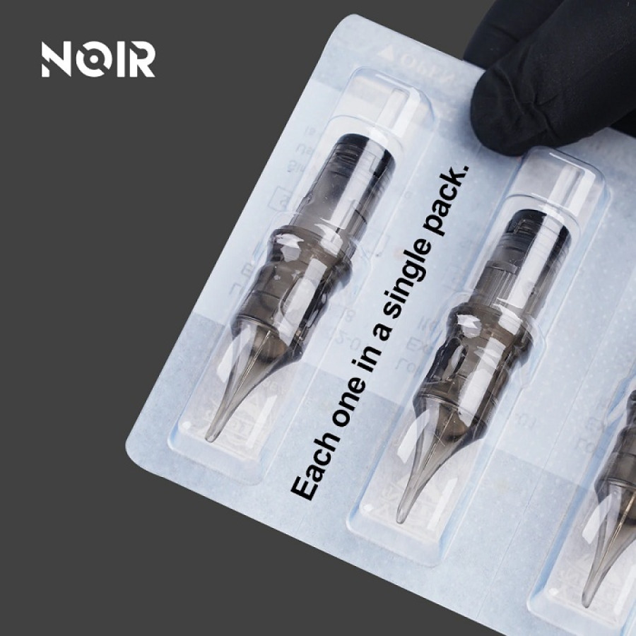 Тату картридж Noir Round Liner 9 - 0,30 мм Long Taper