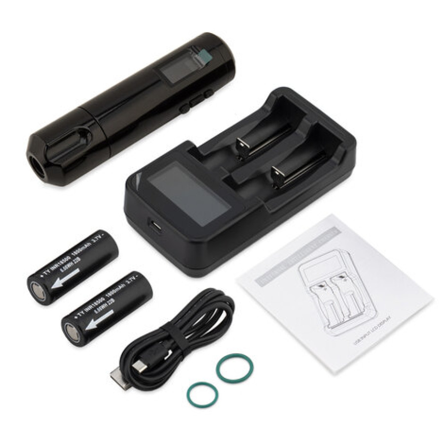 Беспроводная тату машинка Skinner Innovation (Black Glossy) - 3.8 мм